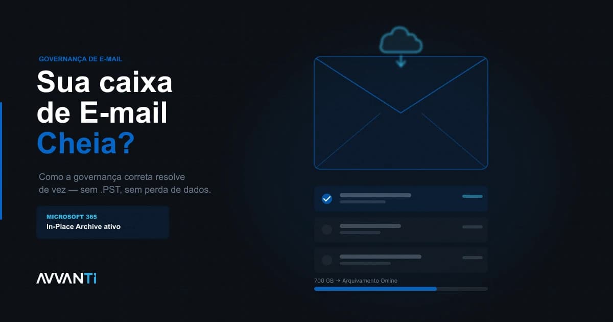 Caixa de E-mail Grande? Como a Governança Correta Resolve de Vez